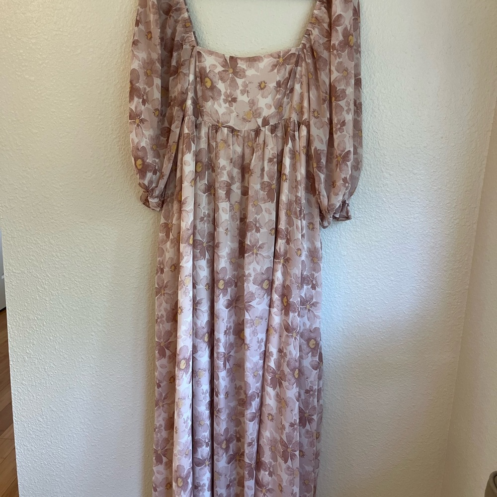 Floral Pink Dress from Impeccable Pig boutique